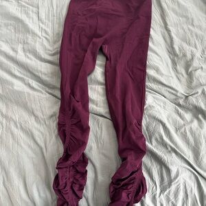 Fabletics Burgundy Leggings